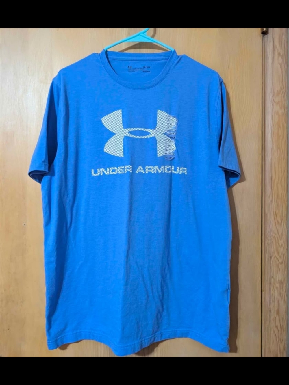 Under Armour Blue Short-Sleeve Logo Tee